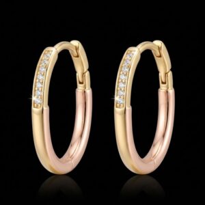 creolen oval roségold